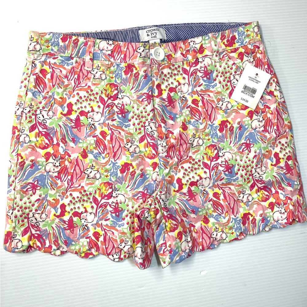Girls Size 16 Scallop Edge Shorts